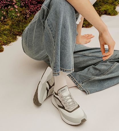 Woden Sneakers - Stelle Transparent - Sea Nebel Grey
