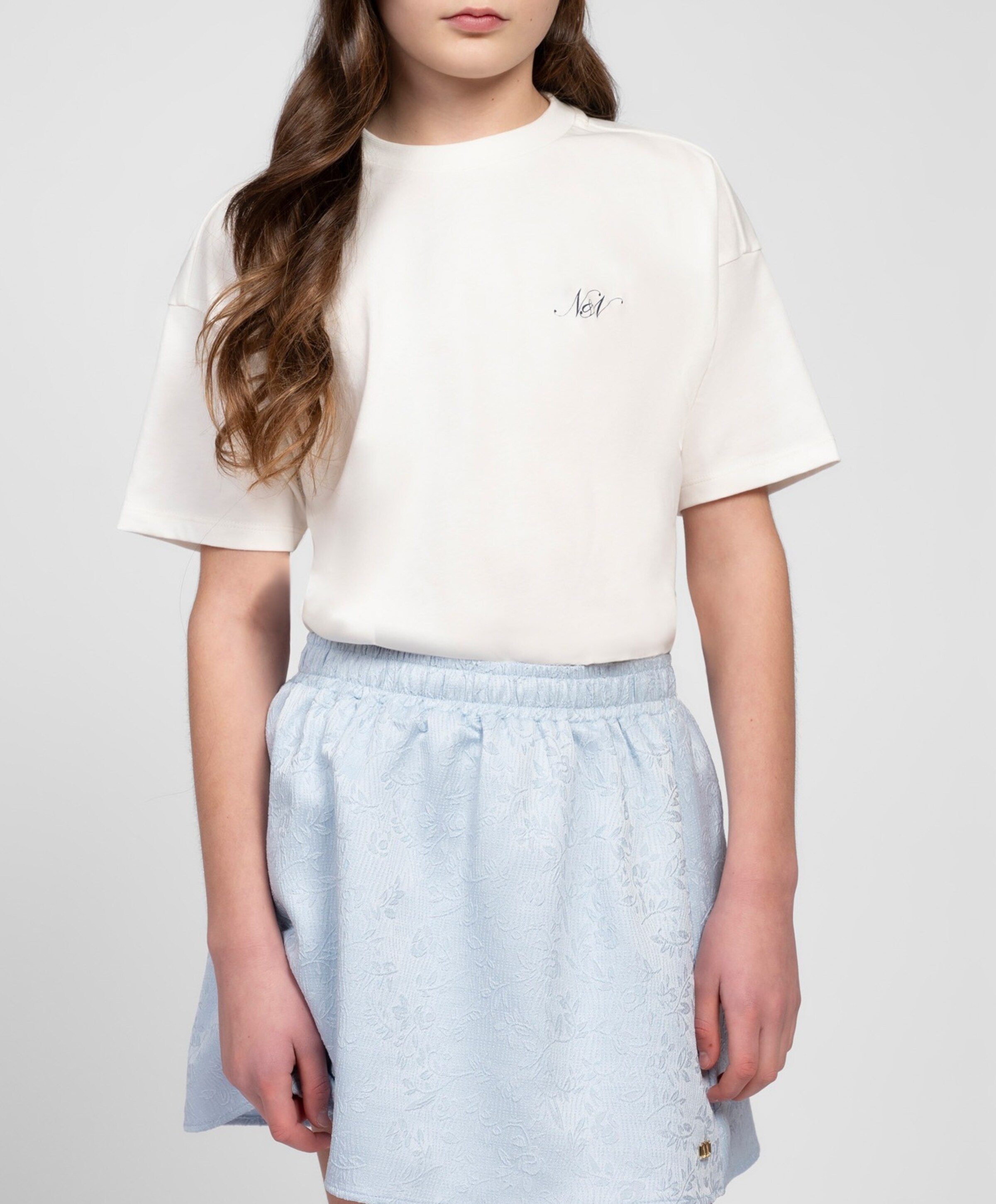NIK & NIK Meisjes T-shirt ecru