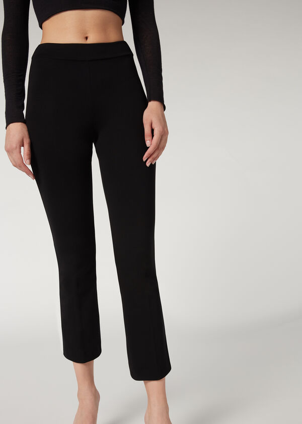 Leggings cropped flare