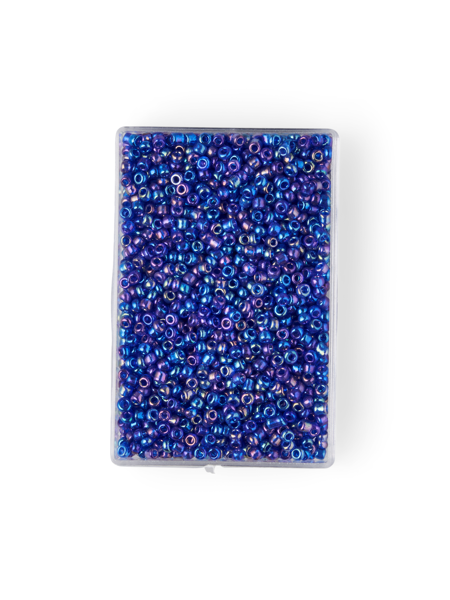 Glasperler | Glas. 2 x 1,5 mm. | Blue