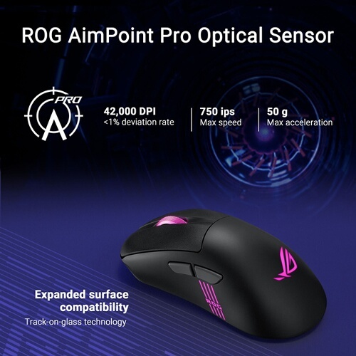 Souris Asus gaming sans fil ROG Keris II Origin Noir