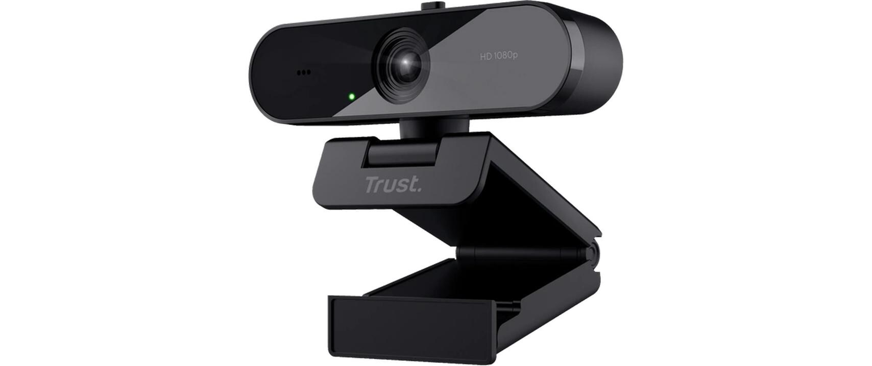 Webcam TW-200 Full HD1080p Full HD-Webcam mit Weitwinkelobjektiv, Langdistanzmikrofon und Blickschutzfilter