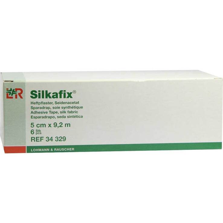 Silkafix Heftpflaster 9,2mx5cm, 6 St