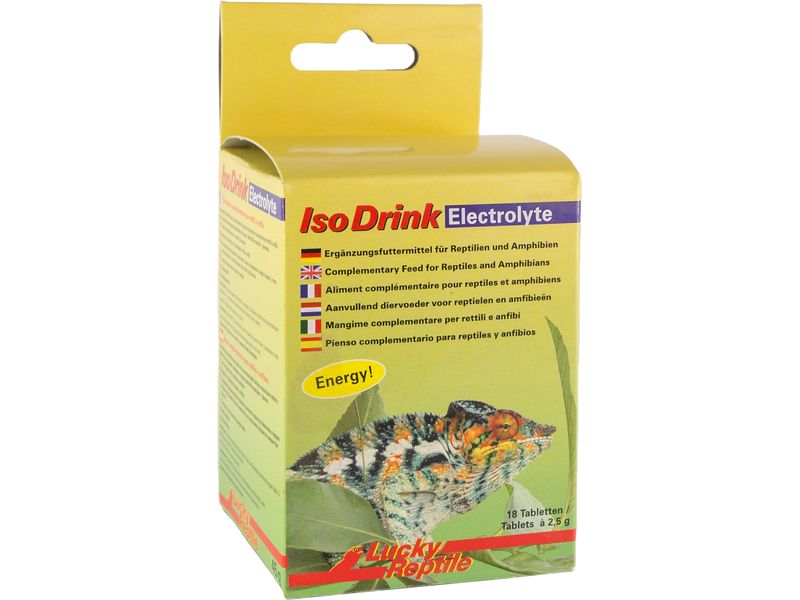 Lucky Reptile Ergänzungsfutter Iso Drink Elektrolyte 45 g Ergänzungsfutter für Reptilien und Amphibien