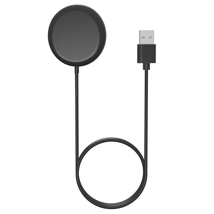 (1m) USB A auf Samsung Galaxy Watch / Samsung Gear Magnetisches Ladekabel - Schwarz