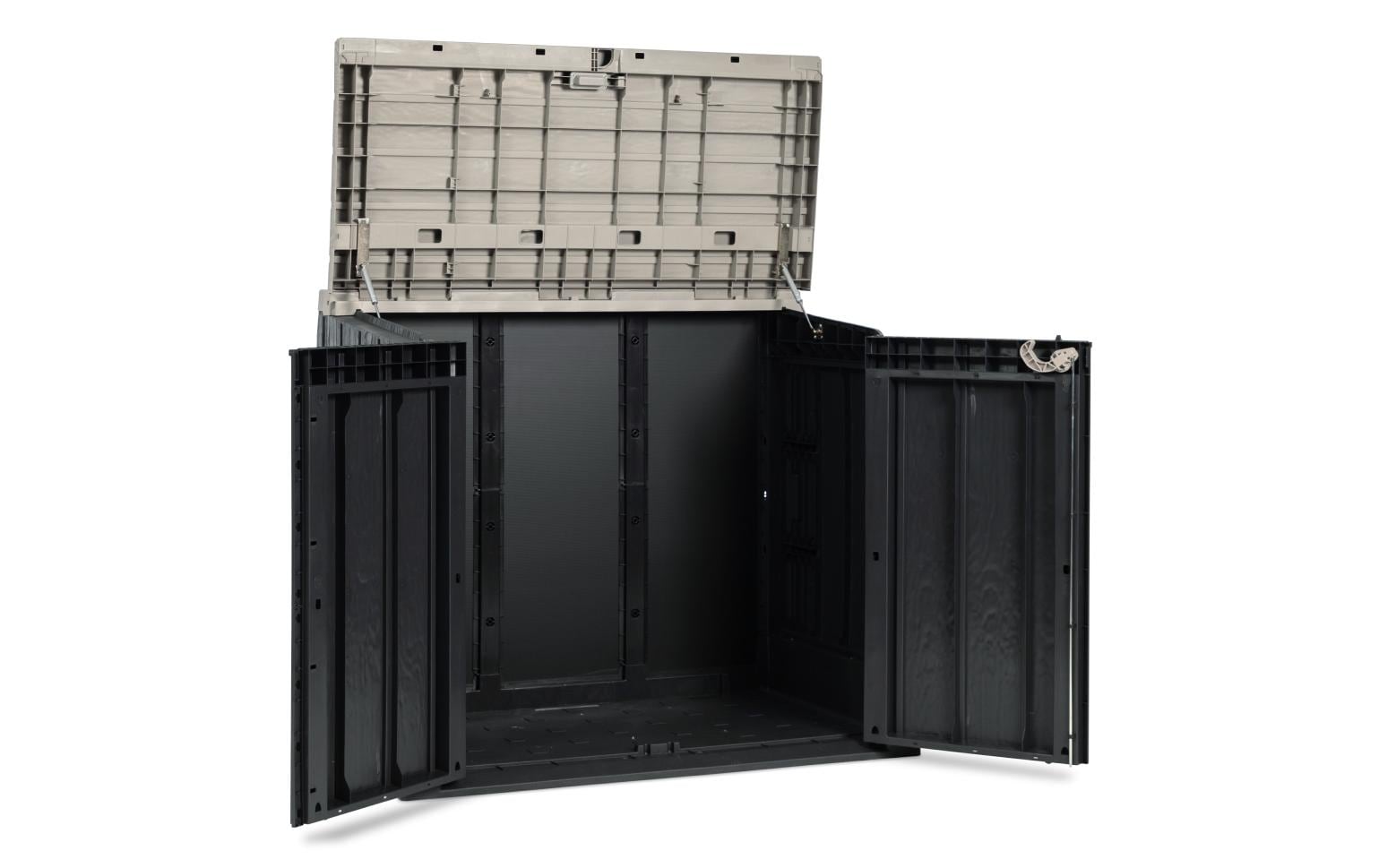 Gartenbox Storer plus 842 l Dunkelanthrazit/Warmgrau<br>Mehrzweck-Gartenhaus