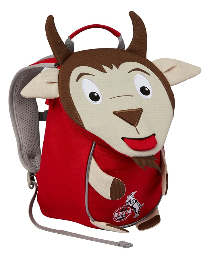 Kinderrucksack KLEINER FREUND – 1. FC KÖLN HENNES (17x25x11) in rot