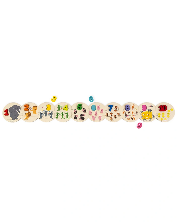 Puzzle ZAHLEN LERNEN 20-teilig