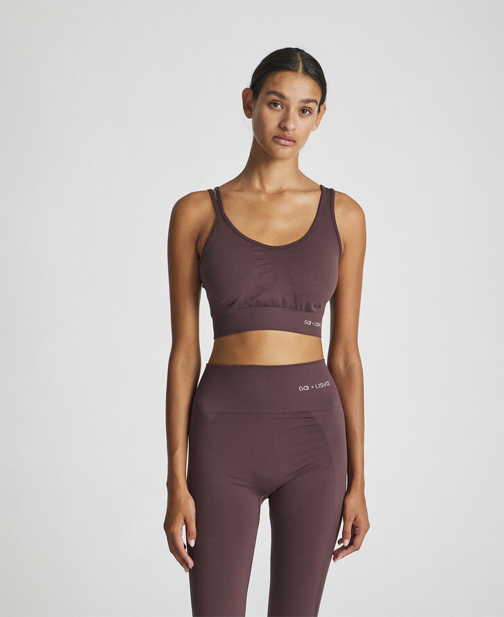 Gai&Lisva Sally Yoga Top Peppercorn