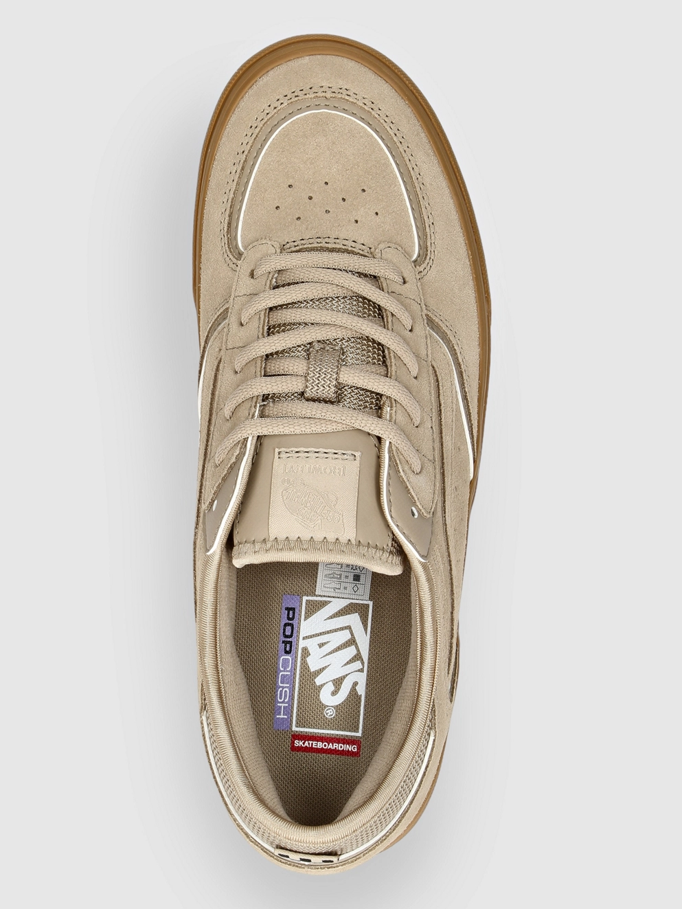 Vans Skate Rowley Skate Shoes suede tan/gum