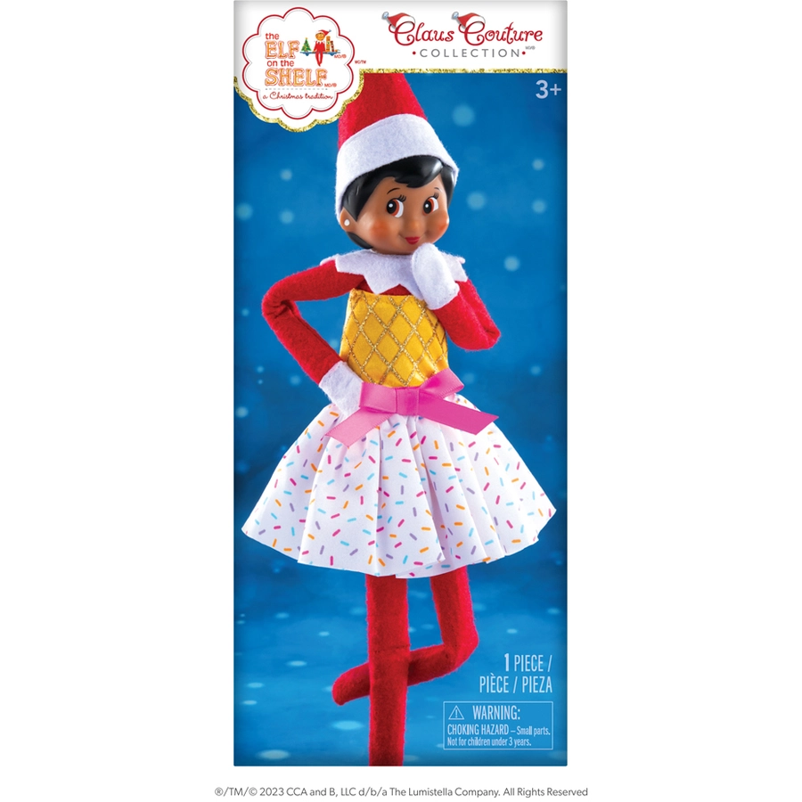 Elf on the Shelf The Elf on the Shelf® Outfit - Eiscreme Partykleid Mehrfarbig
