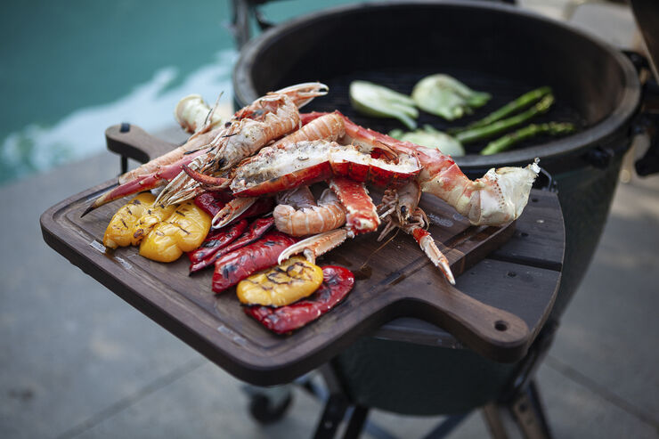 DutchDeluxes BBQ Board Smoked Oak XL Square Smoked oak