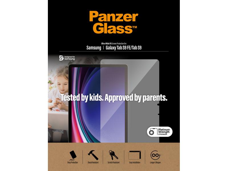 Panzerglass Ultra Wide Fit Galaxy Tab S8/S9 Tablet-Schutzfolie für das Samsung Galaxy Tab S8, S9 und S9 FE