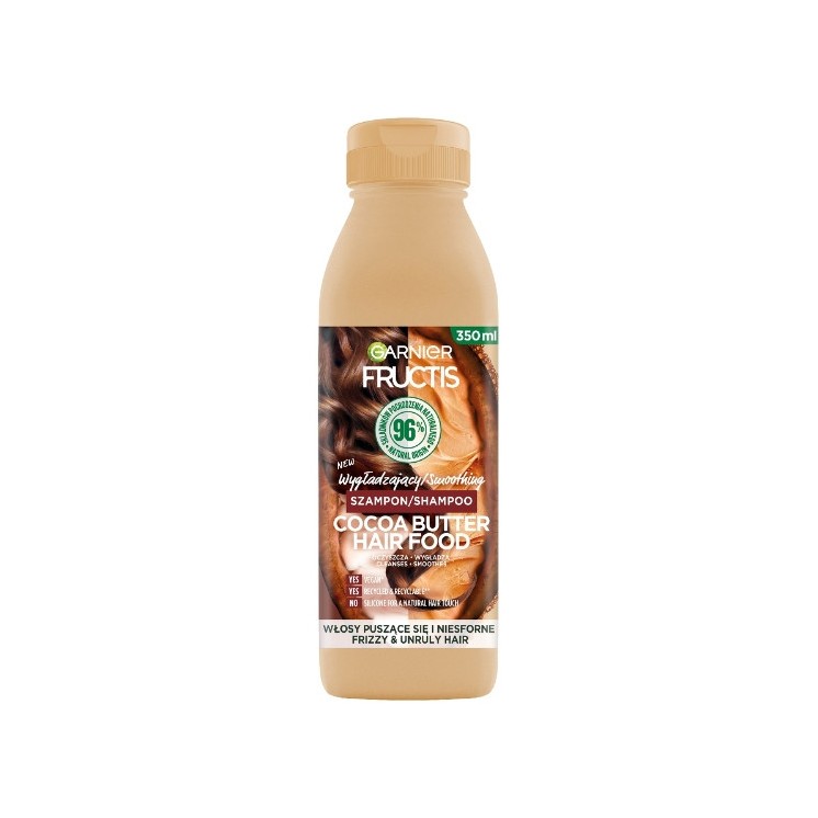 Garnier Fructis Hair Food Cocoa Butter gladmakende shampoo voor kroeshaar 350 ml