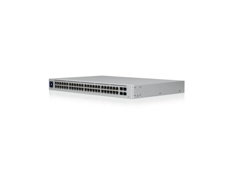 Ubiquiti UniFi Switch USW-48-POE - Switch - Administreret - 48 x 10/100/1000 (32 PoE )   4 x Gigabit SFP - monterbar på stativ, desktop - PoE  (195 W)