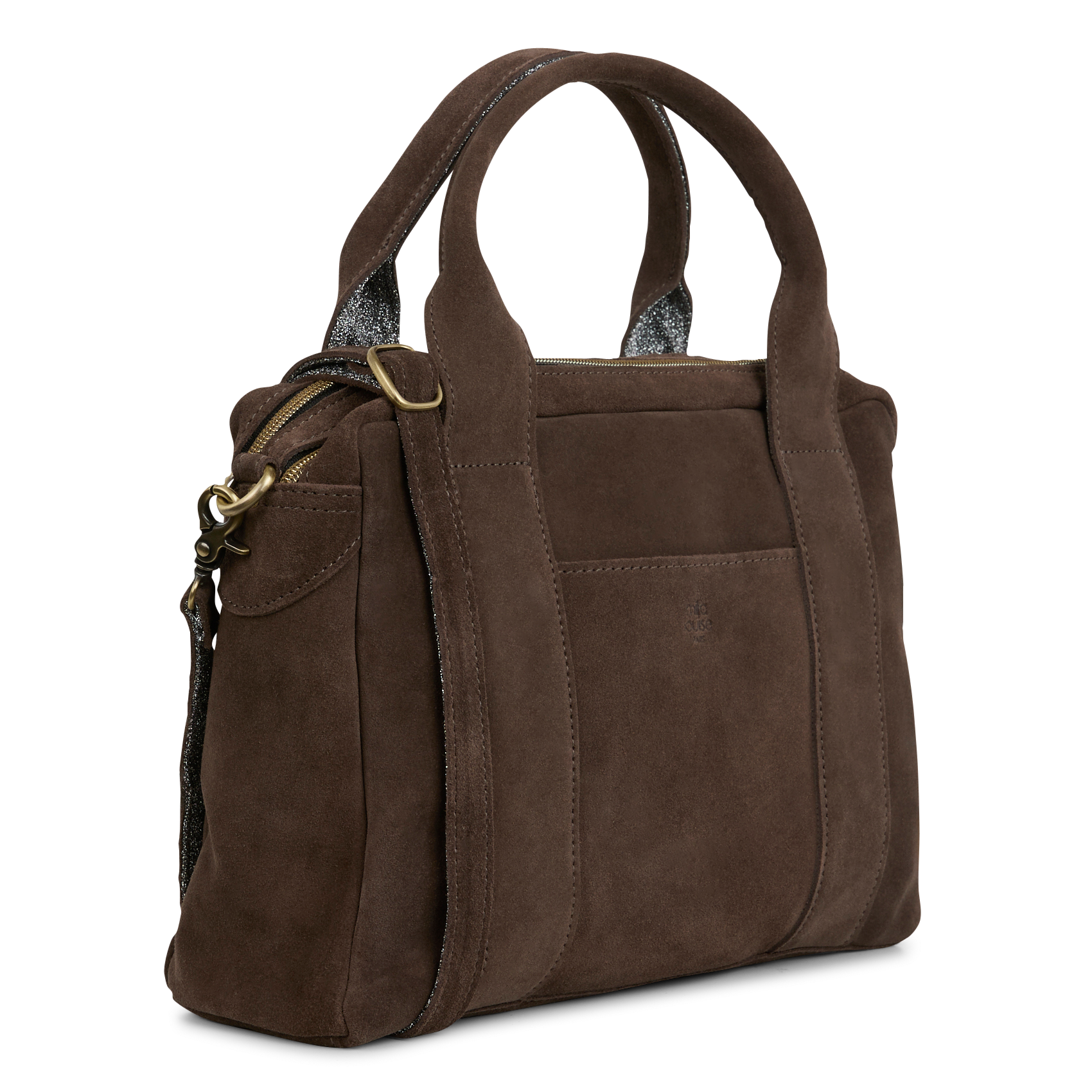 MAPA - Sac cabas en cuir velours | Gris