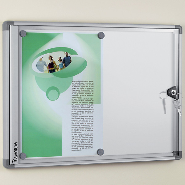 Vitrine d' intérieur extra plate Planorga 34 x 26 cm