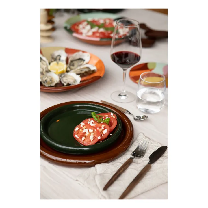 Beldy Assiette Riviera | Vert kaki