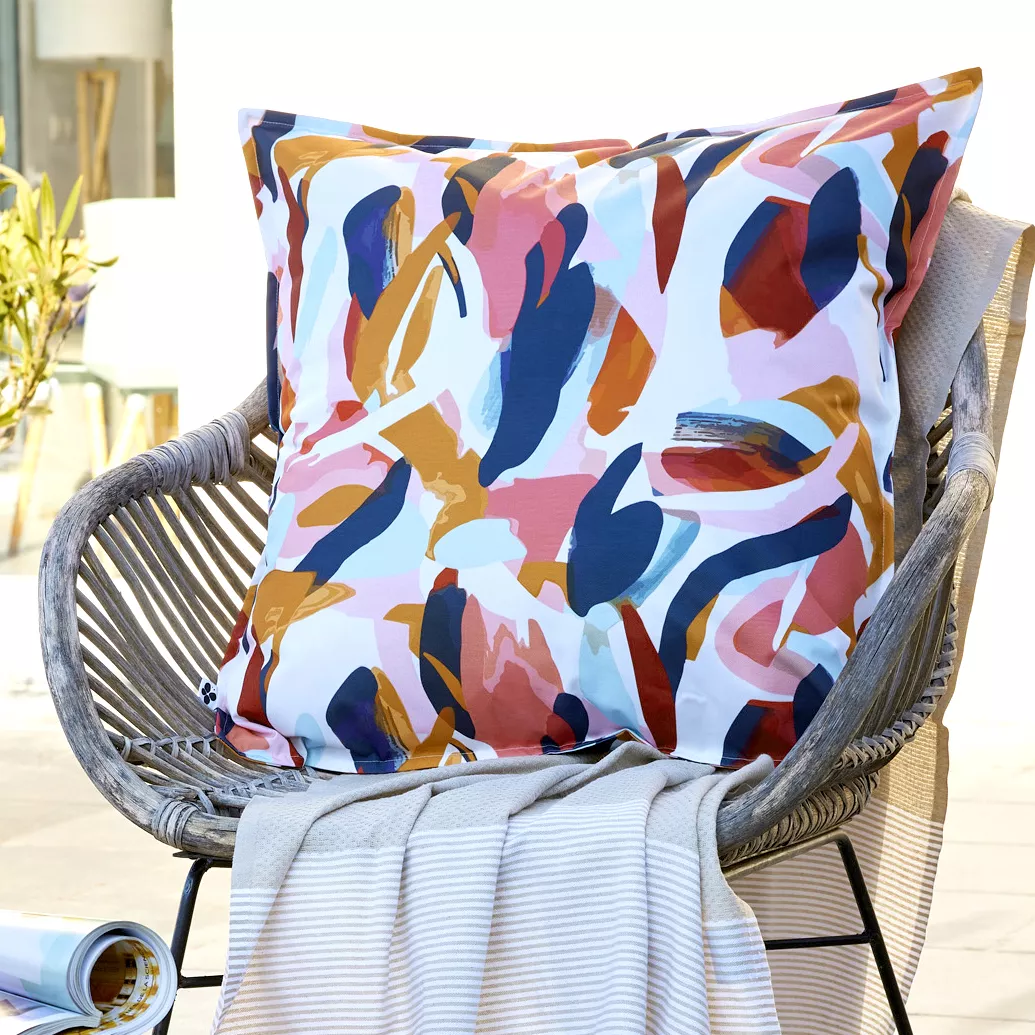 Housse de coussin extérieur carrée (60 x 60 cm) Julianne Multicolore