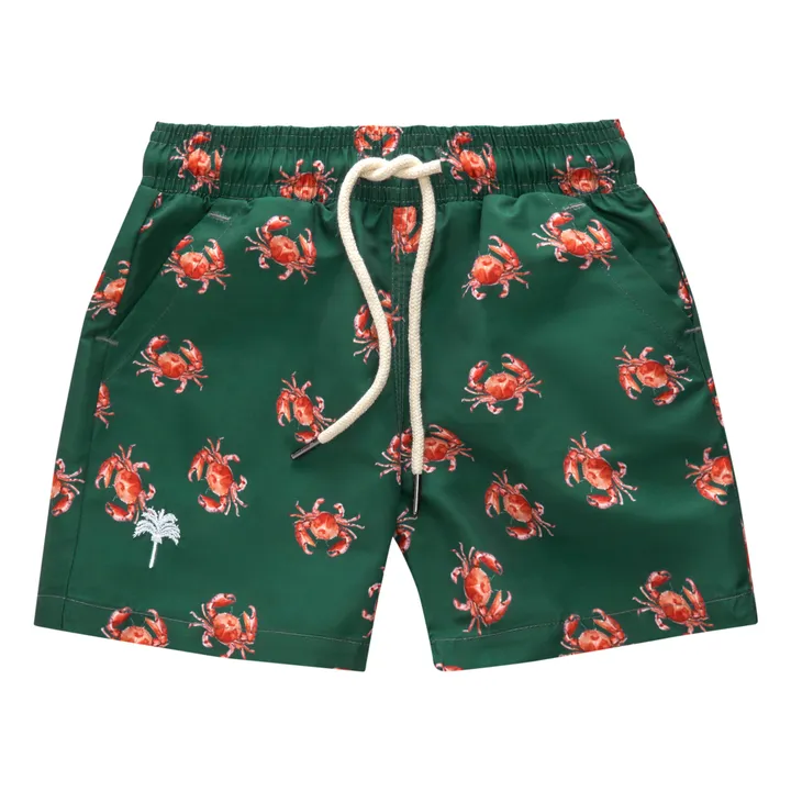 OAS Short de Bain Oh Crab | Vert sapin