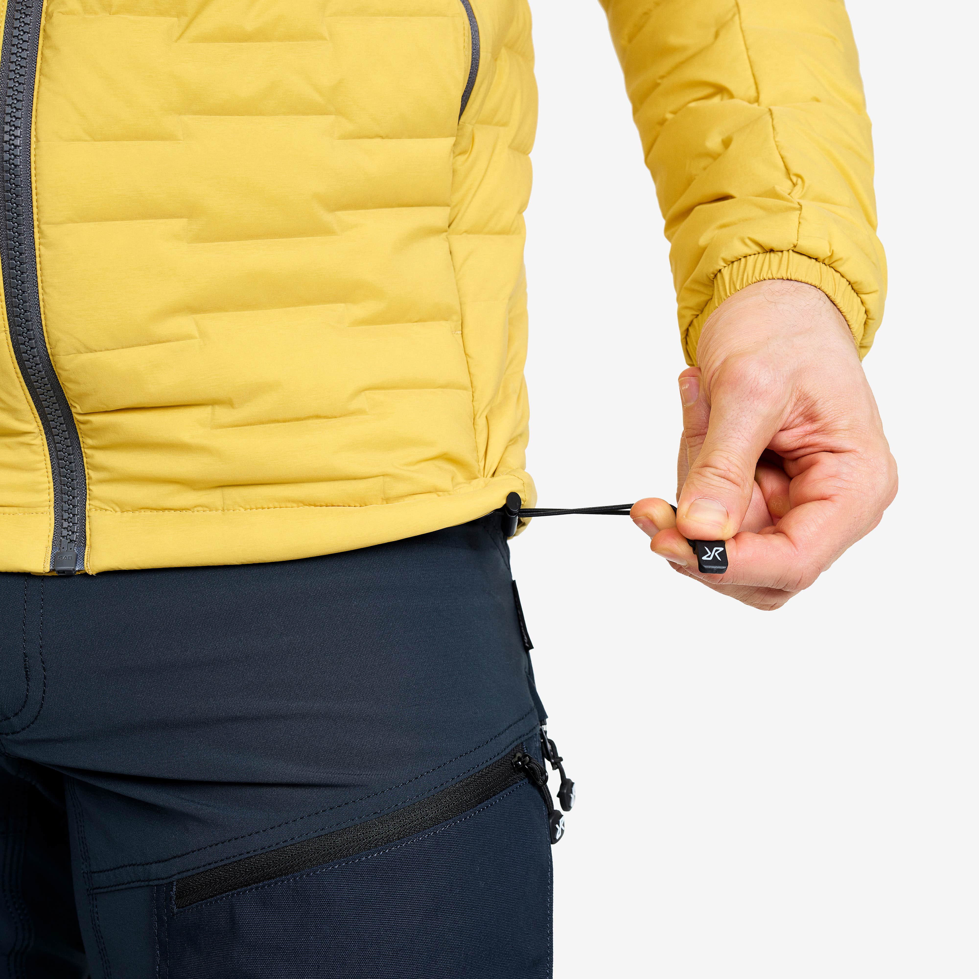 Flex Stretch Down Jacket Herre Sauterne