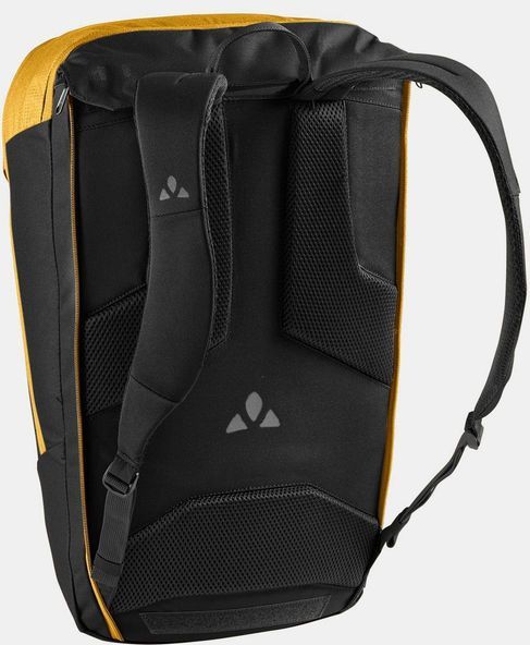 Vaude - Cycle 20L II - Bagagedrager - Geel - 2 in 1 Draagtas en Rugzak