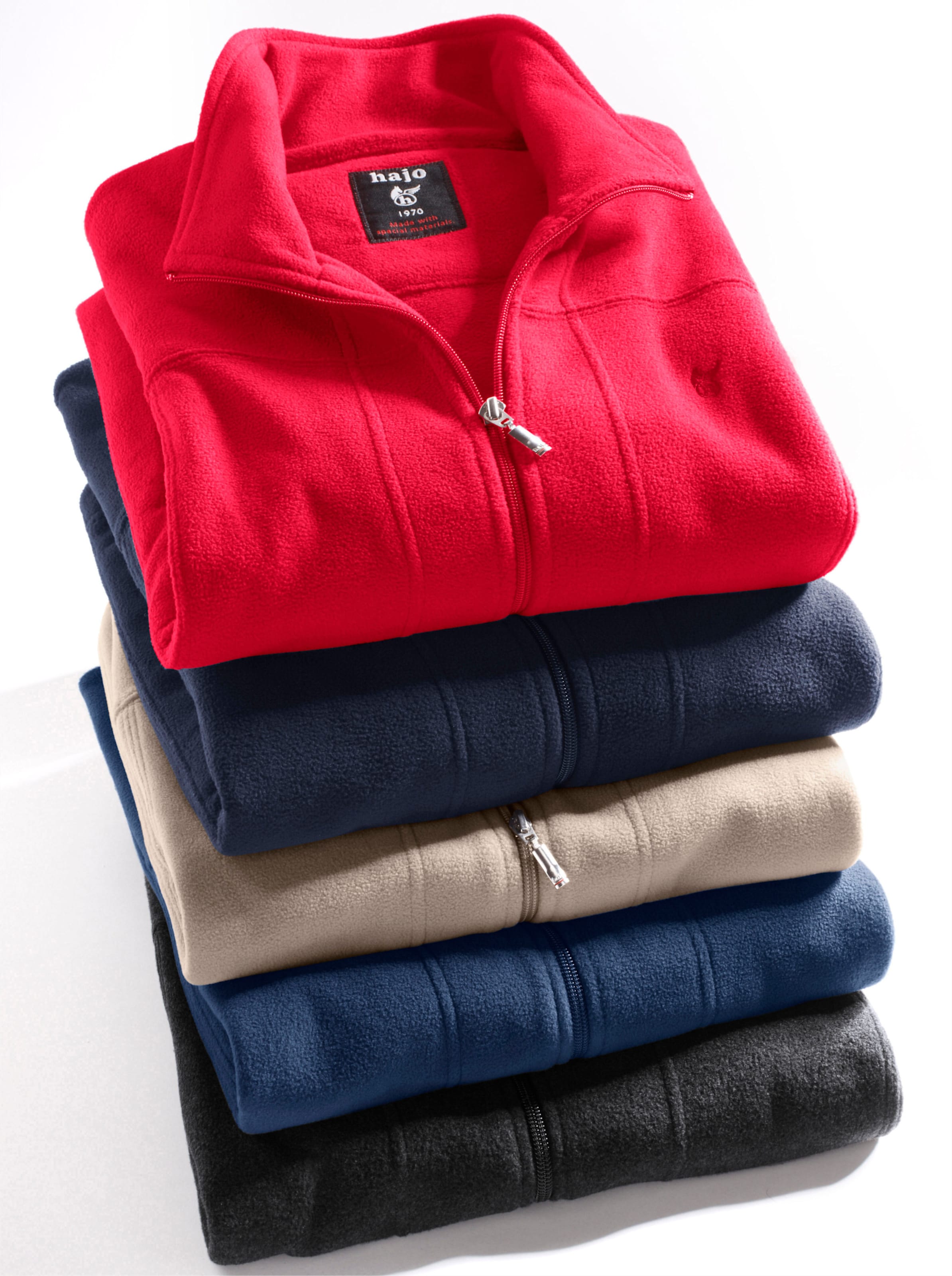 Hajo Fleece-Jacke in beige