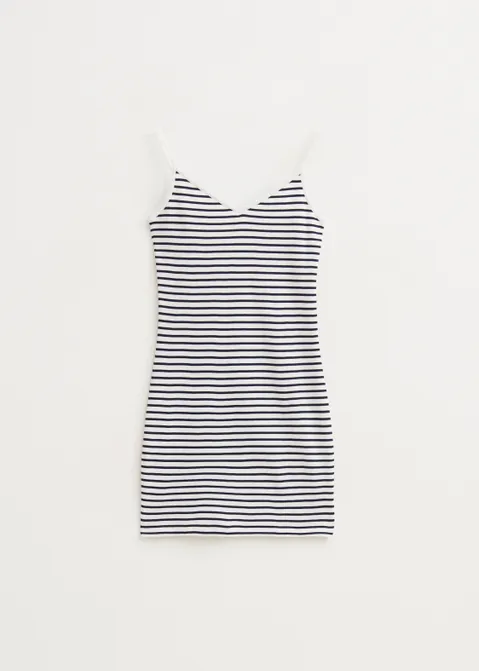 Mini jurk met strepen assorti (ASSOR)