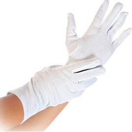 Gant coton blanc - La paire