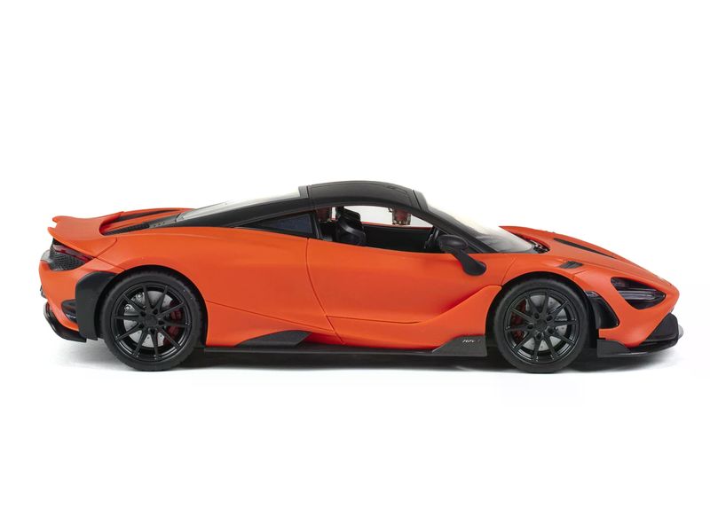 TEC-TOY Auto McLaren 765LT mit Licht, Orange, 1:16 Ferngesteuerter Sportwagen mit Licht für Kinder ab 6 Jahren