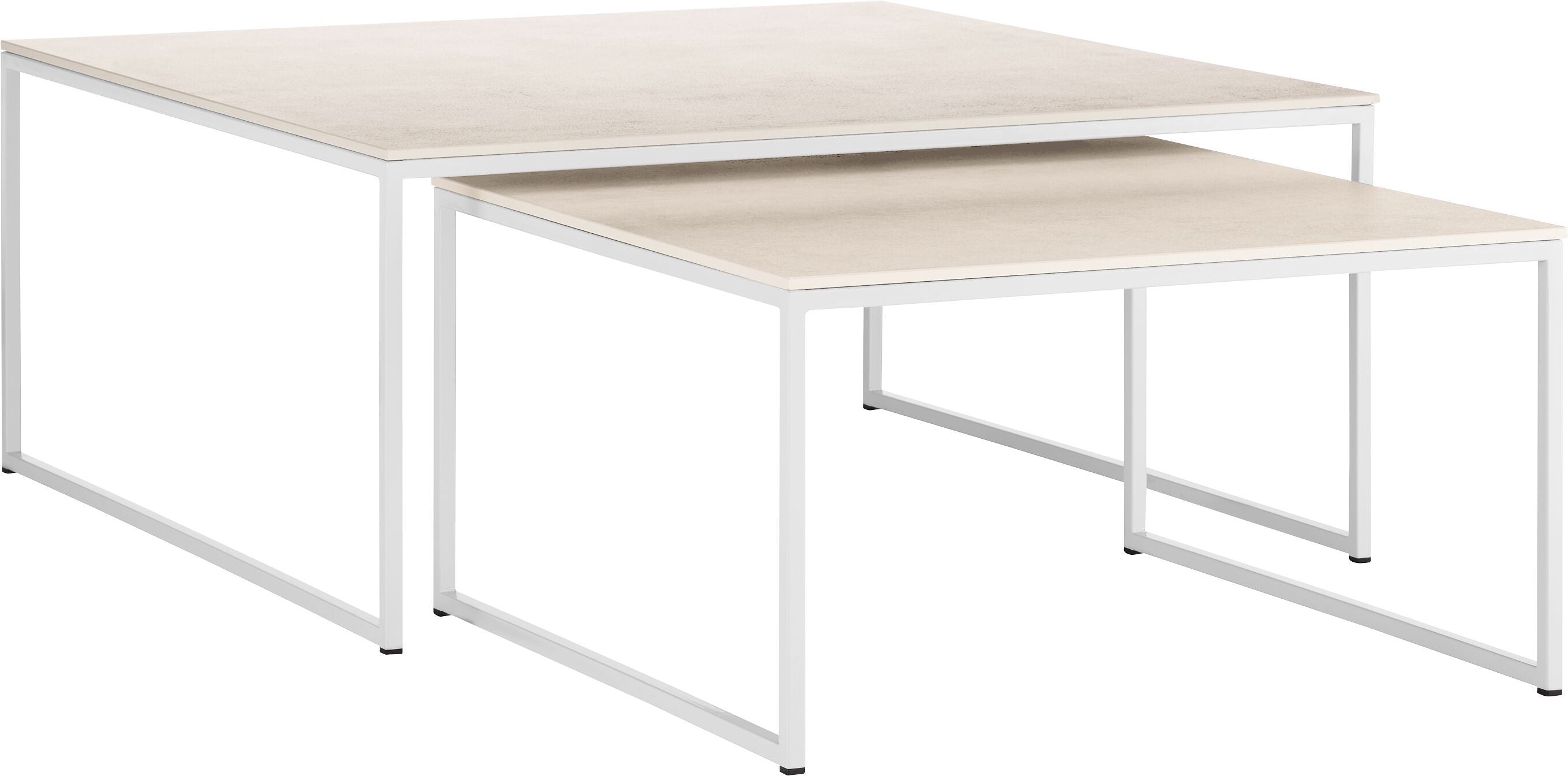 AVEA Salontisch - Lunar / grau / B: 65.0 cm x T: 65.0 cm x H: 35.8 cm