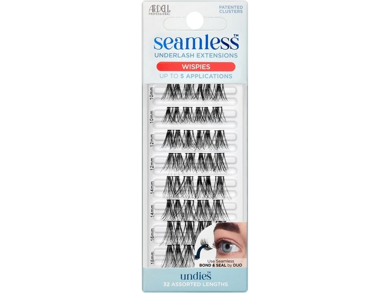 Ardell Künstliche Wimpern Seamless Refill Wispies Schwarz Längere Wimpern in wenigen Minuten