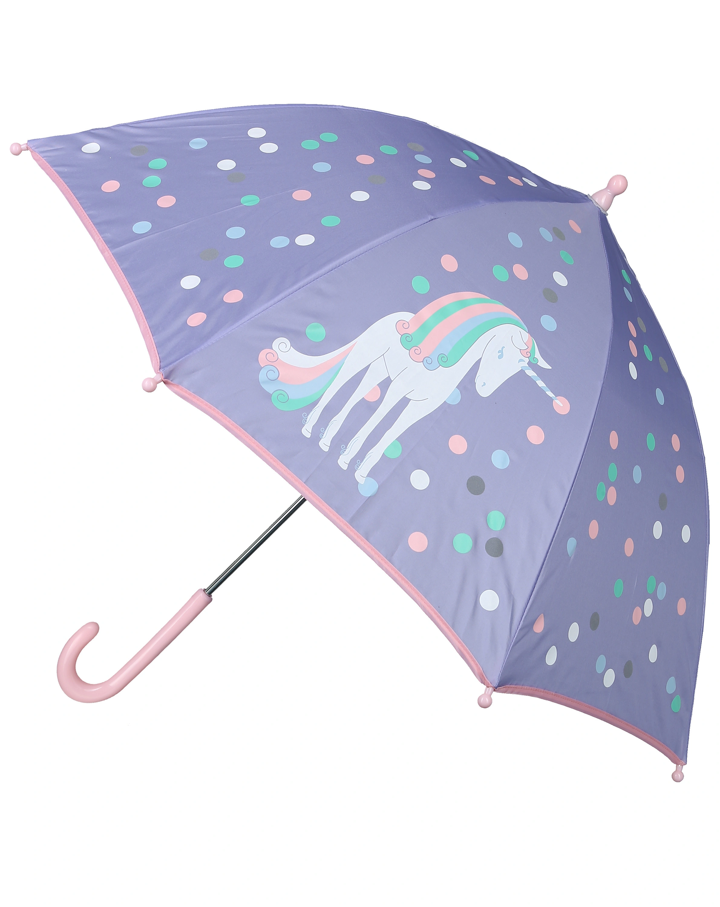 Regenschirm EINHORN reflektierend in lila