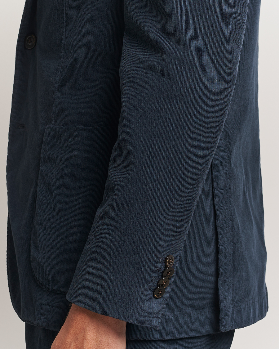 Boglioli K Jacket Baby Corduroy Suit Navy