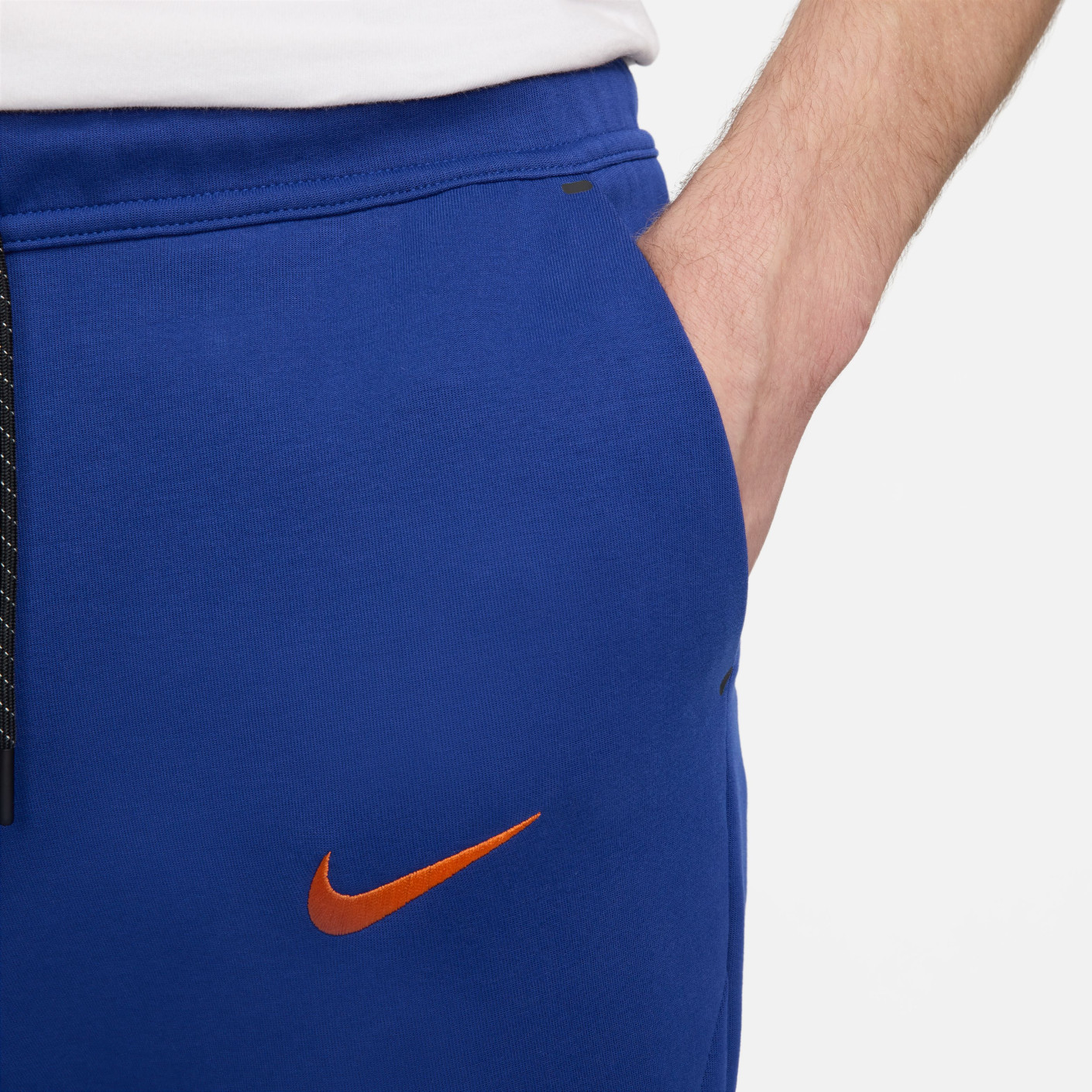 Nike Nederland Tech Fleece Trainingspak 2024-2026 Blauw Oranje