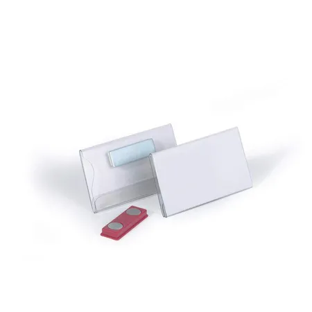 Durable 811619 Namensschilder mit Magnet 40 x 75 mm, 25 Stück