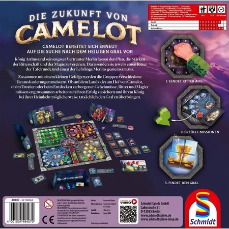 Schmidt Spiele Die Zukunft von Camelot, Familienspiel