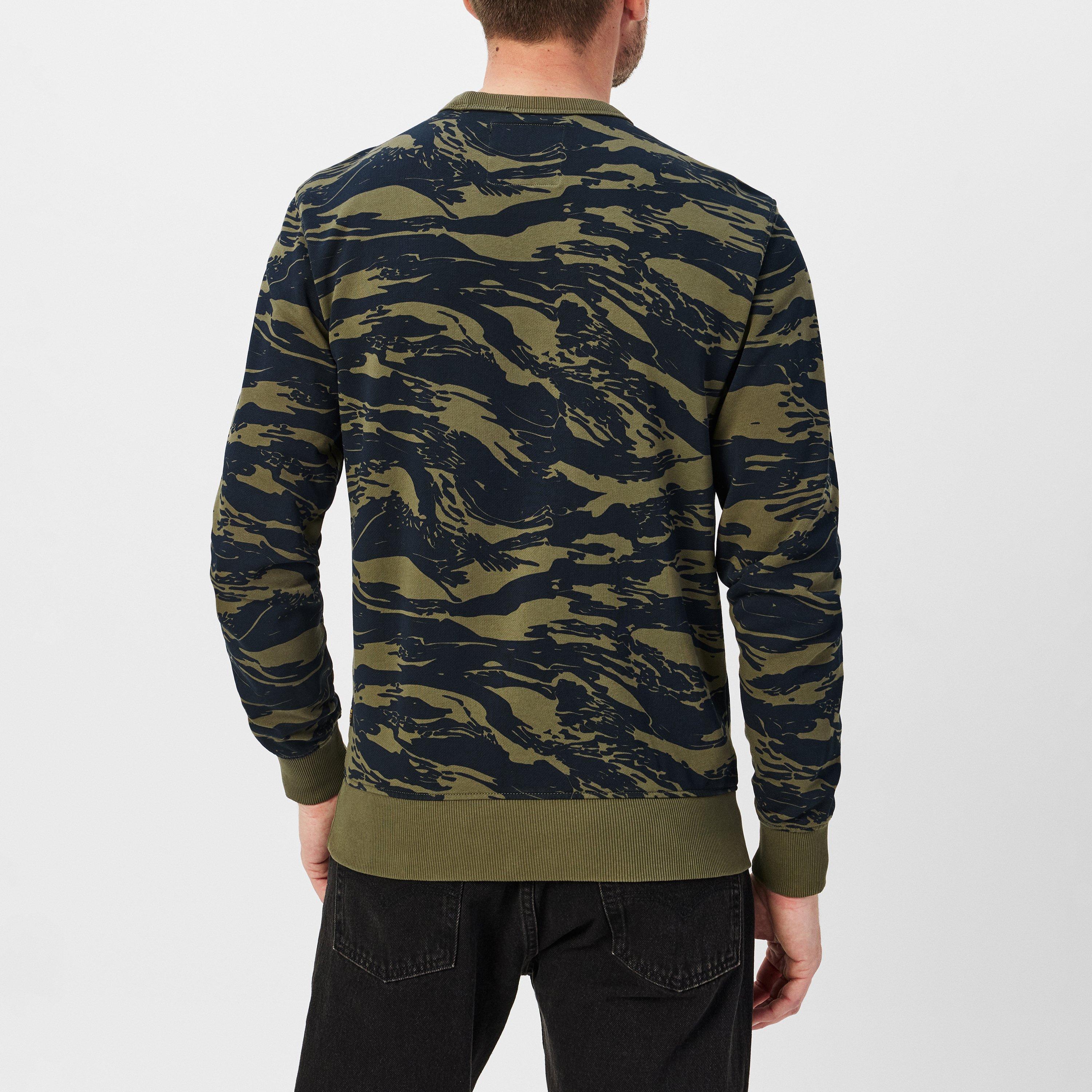 G Star Tiger Camo Sweater