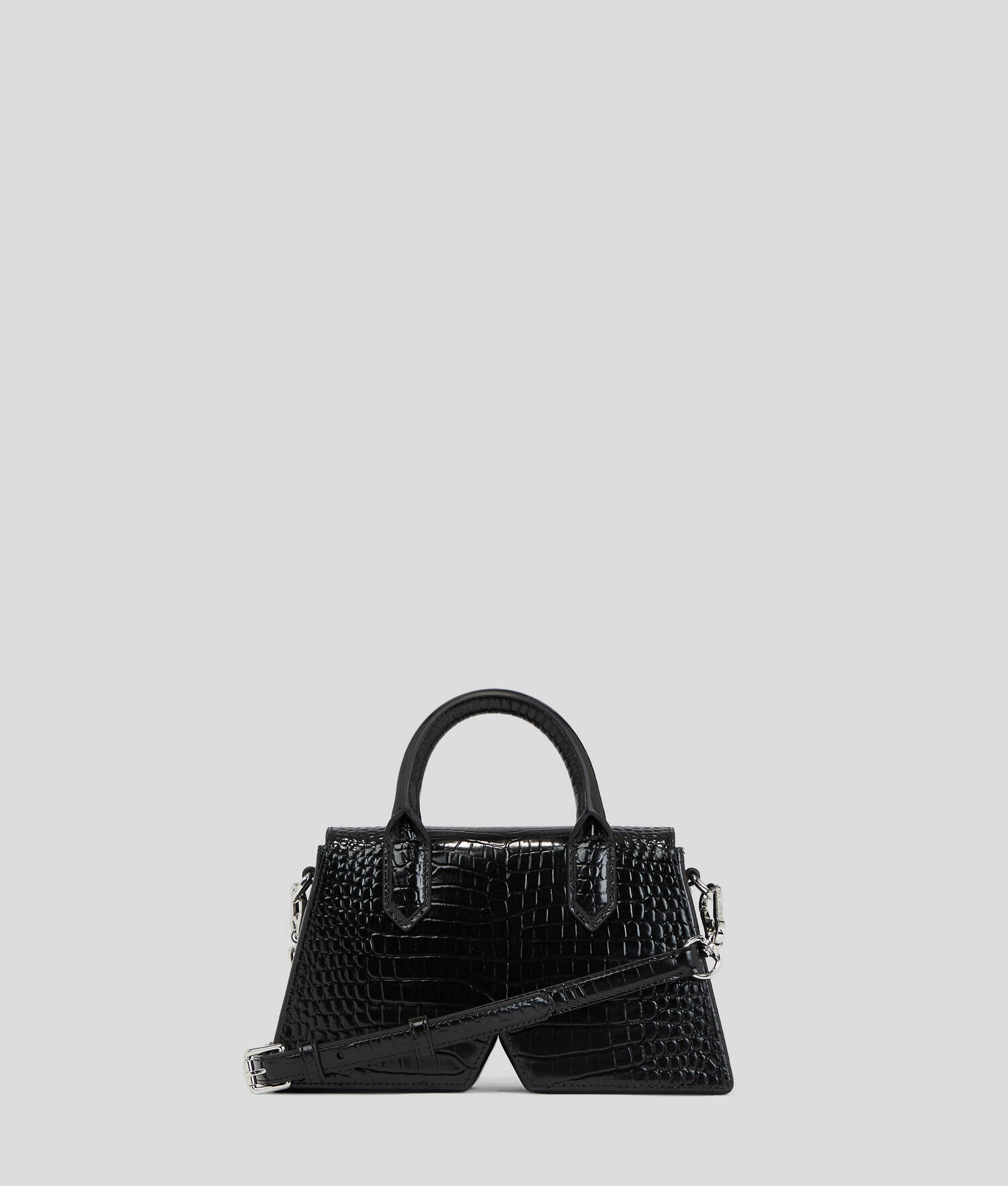 PETIT SAC BANDOULIÈRE EFFET CROCO IKON K
