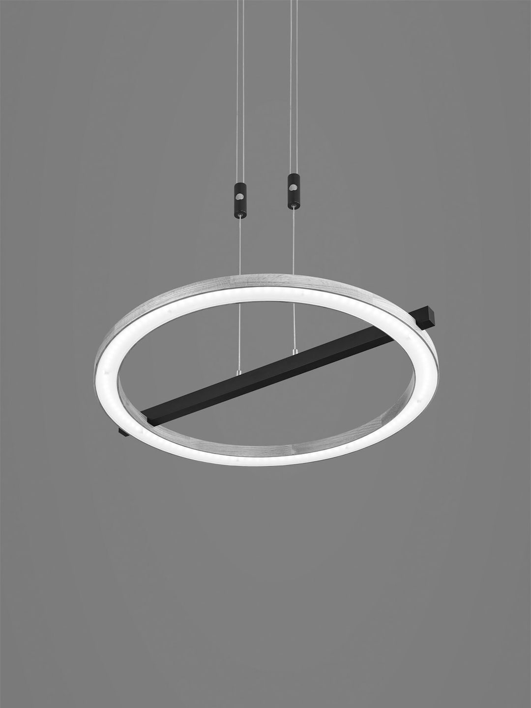 MONDO LED Pendelleuchte NELLA 1-flg Holz /schwarz