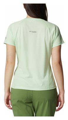 T-Shirt Technique Femme Columbia Cirque River Vert