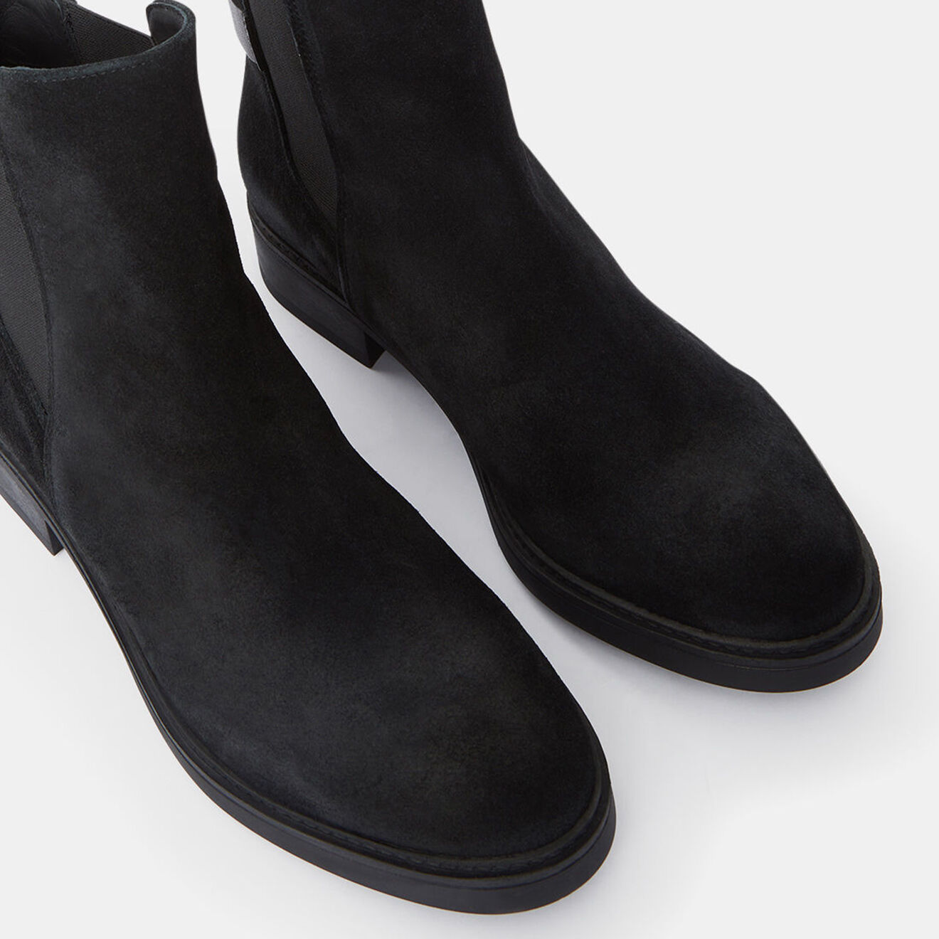 Tommy Hilfiger Chelsea boots en Velours de Cuir Hardware noires