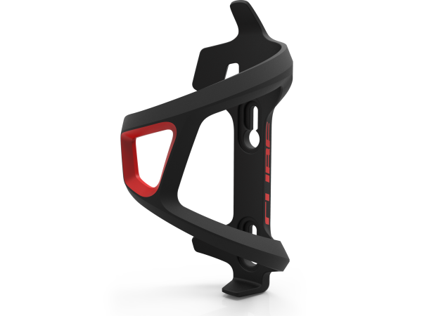 Cube HPP Sidecage Venstre Flaskeholder, Black'n'Red