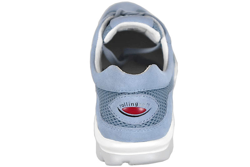GABOR ROLLING SOFT SKO I LYSEBLÅT NUBUCK
