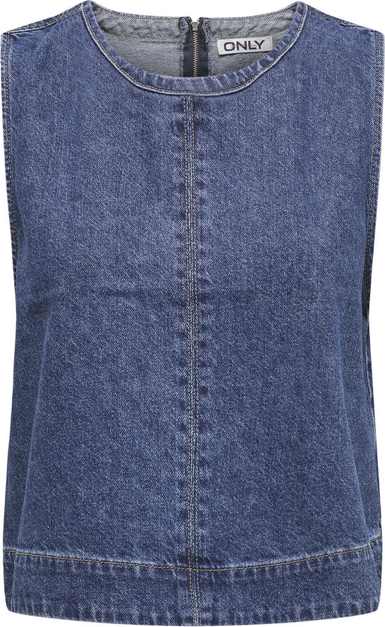 ONLY ONLDORSI S/L TOP DNM SIK Blå
