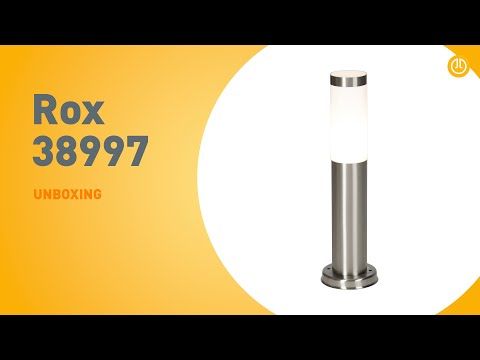 Moderne buitenlamp paal staal 45 cm IP44 - Rox