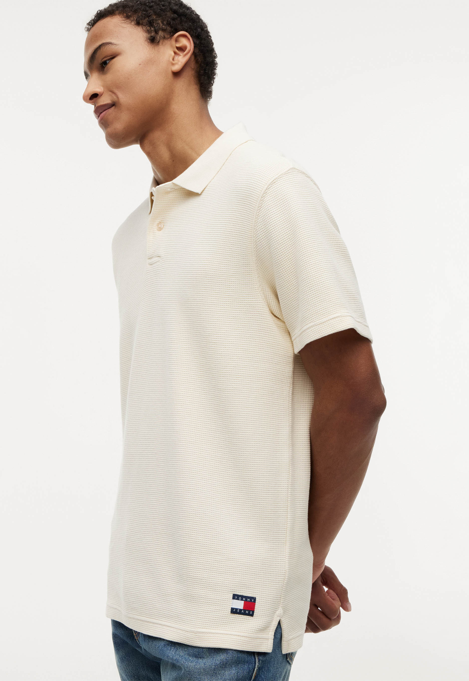 Tommy Jeans Washed Waffle Polo