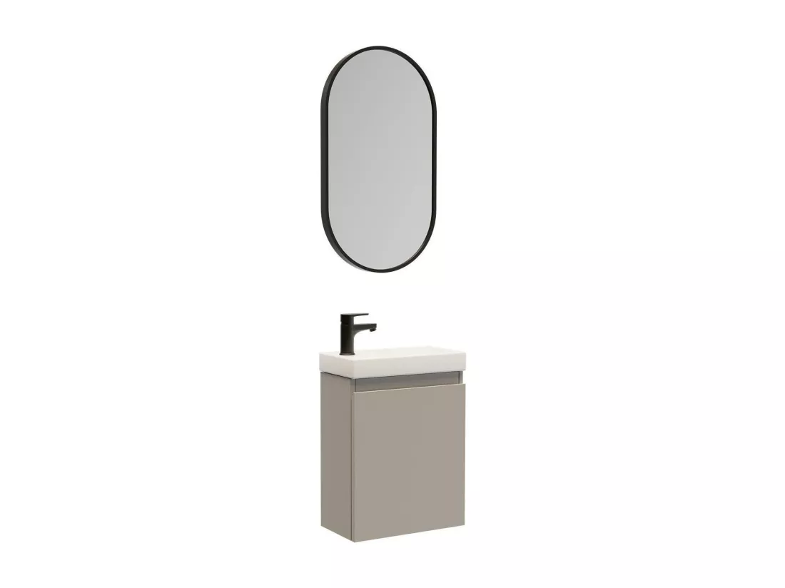 Ensemble meuble lave-mains LISA + Miroir PEPPER