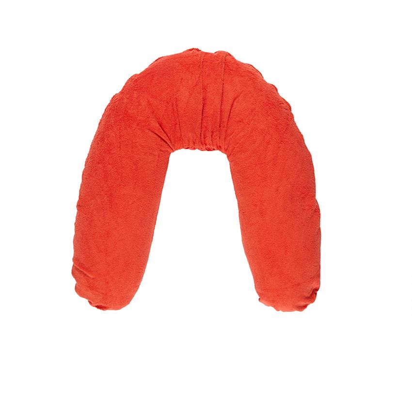 Housse de coussin d'allaitement - Rouge - Doré