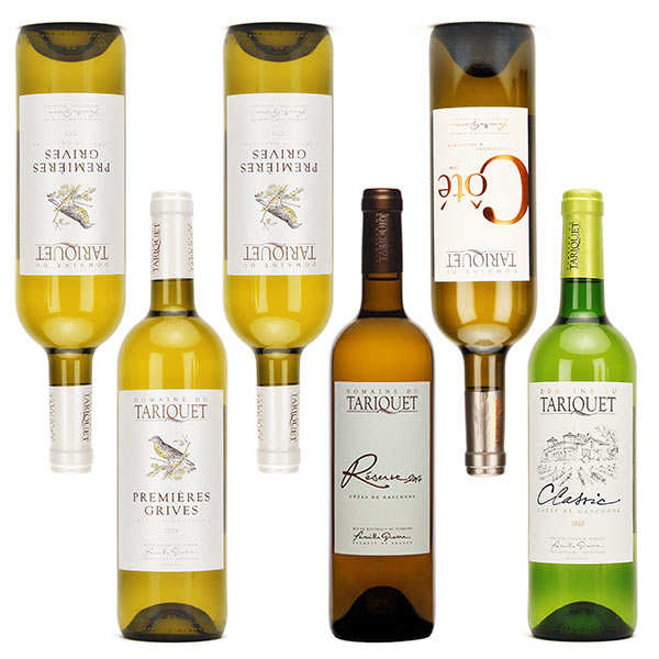 Assortiment découverte vins blancs Tariquet